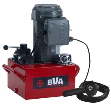 BVA Hydraulics Electric Pumps with Pendant Switch for Double Acting Cylinders PE50W4N15A